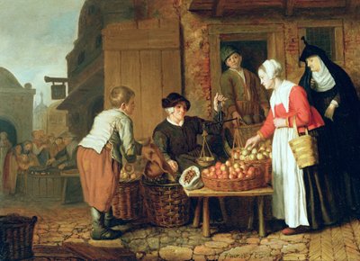 Die Obstverkäuferin von Jan Victors